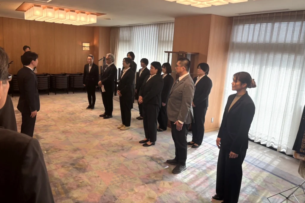 2026年1月21日 IPU女子柔道部:伊原木岡山県知事への優勝報告